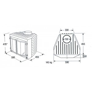 Каминная топка KEDDY SK 210 VG