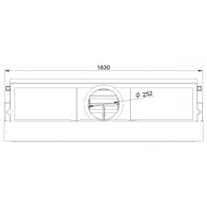 Каминная топка KFD LINE A H 1570 CI