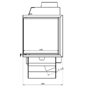 Каминная топка KFD ECO iLUX 90+ L/R v3