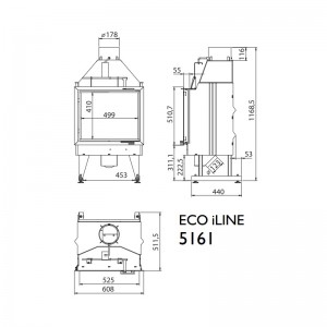 Каминная топка KFD ECO iLINE 5161