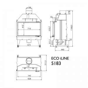 Каминная топка KFD ECO iLINE 5183