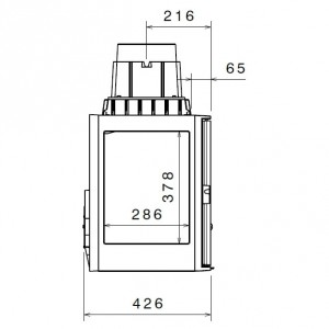 Каминная топка Liseo L9 R+L