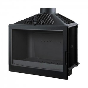 Каминная топка Liseo L7 CL с шибером, черная