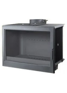 Каминная топка Liseo K7 CL, с шибером, серая