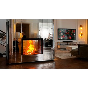 Каминная топка M-Design Luna 1000 DV Diamond (Луна 1000 DV Даймонд)