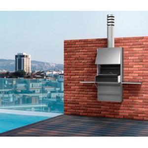 Угольный гриль Rocal Plek 66 Inox