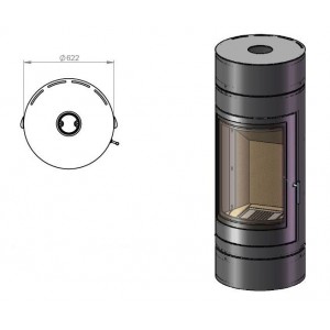 Печь-камин Ember Sofia 552 XL  +