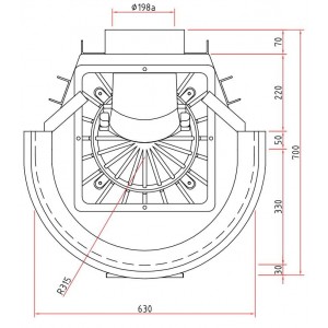 Каминная топка Schmid Ronda 6057 h