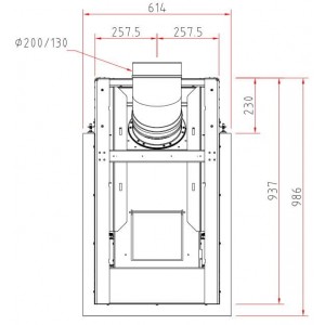 Газовая топка Schmid Ekko G U 45(67)