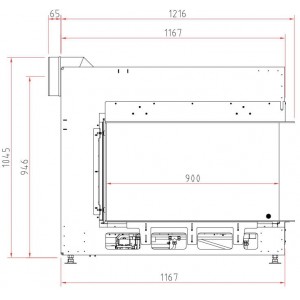 Газовая топка Schmid Ekko G U 45(90)