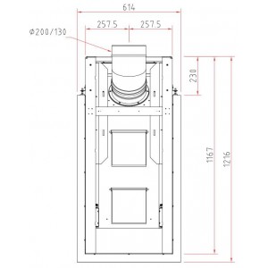 Газовая топка Schmid Ekko G U 45(90)