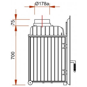 Печная топка Schmid SH 8GB