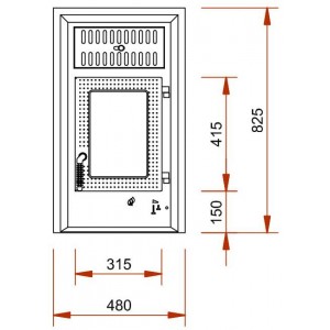 Печная топка Schmid SH 8GB