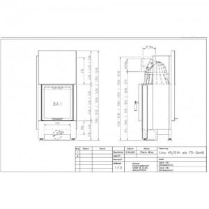 Каминная топка Schmid Lina FD 4545 h