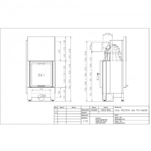 Каминная топка Schmid Lina FD 5545 h