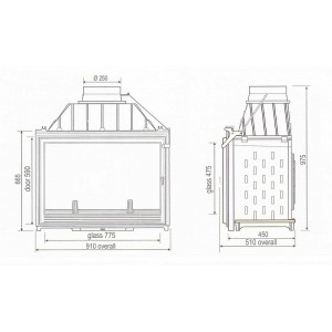 Каминная топка Seguin Super 9