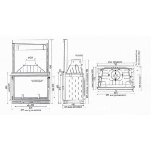 Каминная топка Seguin Super 8