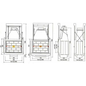 Каминная топка Seguin Horizon 80 CM