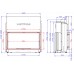Каминная топка Warmhaus Flat 150/80h