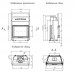 Каминная топка Warmhaus Flat 87/70h