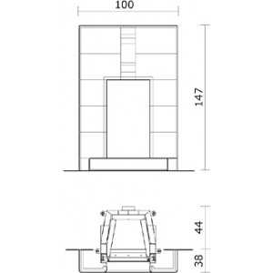 Каминная облицовка EdilKamin Dromond BA 45