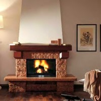 Каминная облицовка EdilKamin Amelia due с 2 камнями