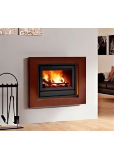 Каминная облицовка EdilKamin Bix Box Corten + топка Cristal 76