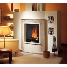 Каминная облицовка Edilkamin Carousel Grigio + топка Stile N Piano