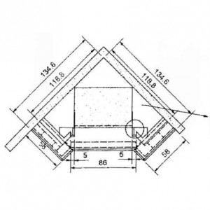 Каминная облицовка Fugar FR-220