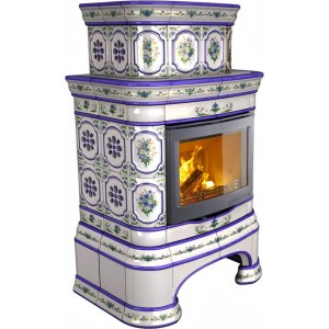 Каминная облицовка КимрПечь Сконе пристенная двухъярусная