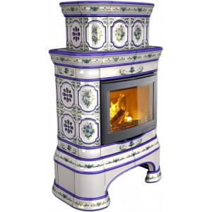 Каминная облицовка КимрПечь Сконе центральная двухъярусная