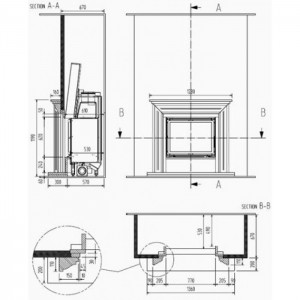 Каминная облицовка Richard Le Droff Madera