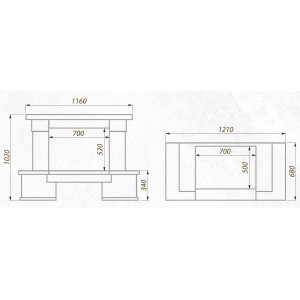 Каминная облицовка Stimlex Seon Labrada LWF