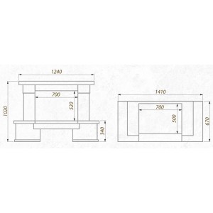 Каминная облицовка Stimlex Rain Labrada LWF
