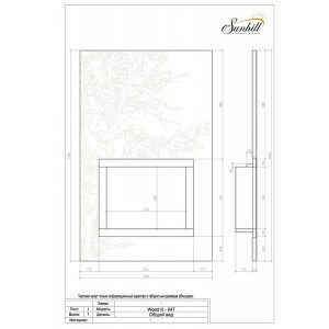 Каминная облицовка Sunhill Wood