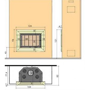 Каминная облицовка Chazelles Orsay