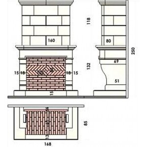 Каминная облицовка Chazelles Rochefoucauld