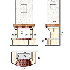 Каминная облицовка Chazelles Rancogne
