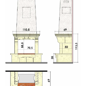 Каминная облицовка Chazelles CS 40