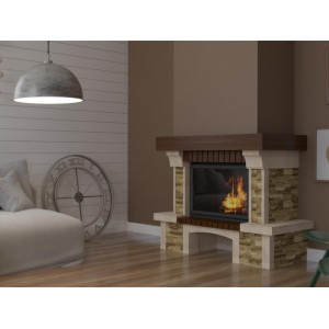 Каминная облицовка Ember Прага пристенный/угловой (45°/90°); 700/800