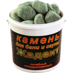 Жадеит шлифованный средний уп. 20 кг.