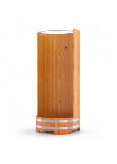 Душевая кабина BentWood с держателем для шторки из лиственницы натуральной