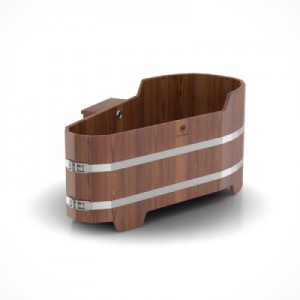 Ванна Bentwood из лиственницы мореной
