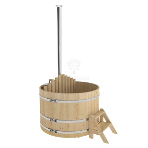 Фурако Bentwood круглая, d=1.50x1.0 м из кедра с внутренней печкой