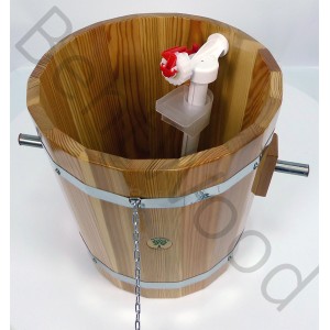 Обливное устройство BentWood 12л из лиственницы натуральной