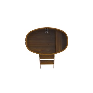 Купель для бани Bentwood овальная, 0,76х1,16х1,0 м из лиственницы Рустик мореной