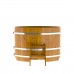 Купель для бани Bentwood овальная, 0,80х1,42х1,0 м из лиственницы Рустик натуральный