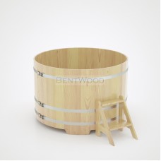 Купель для бани Bentwood круглая, d=1.50x1 м из кедра