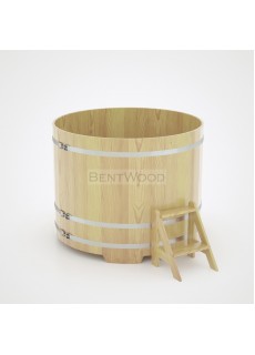 Купель для бани Bentwood круглая, d=1.50x1.2 м из кедра