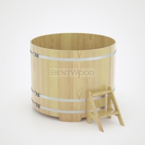 Купель для бани Bentwood круглая, d=1.50x1.2 м из кедра